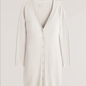 Abercrombie Deep V Sweater Dress